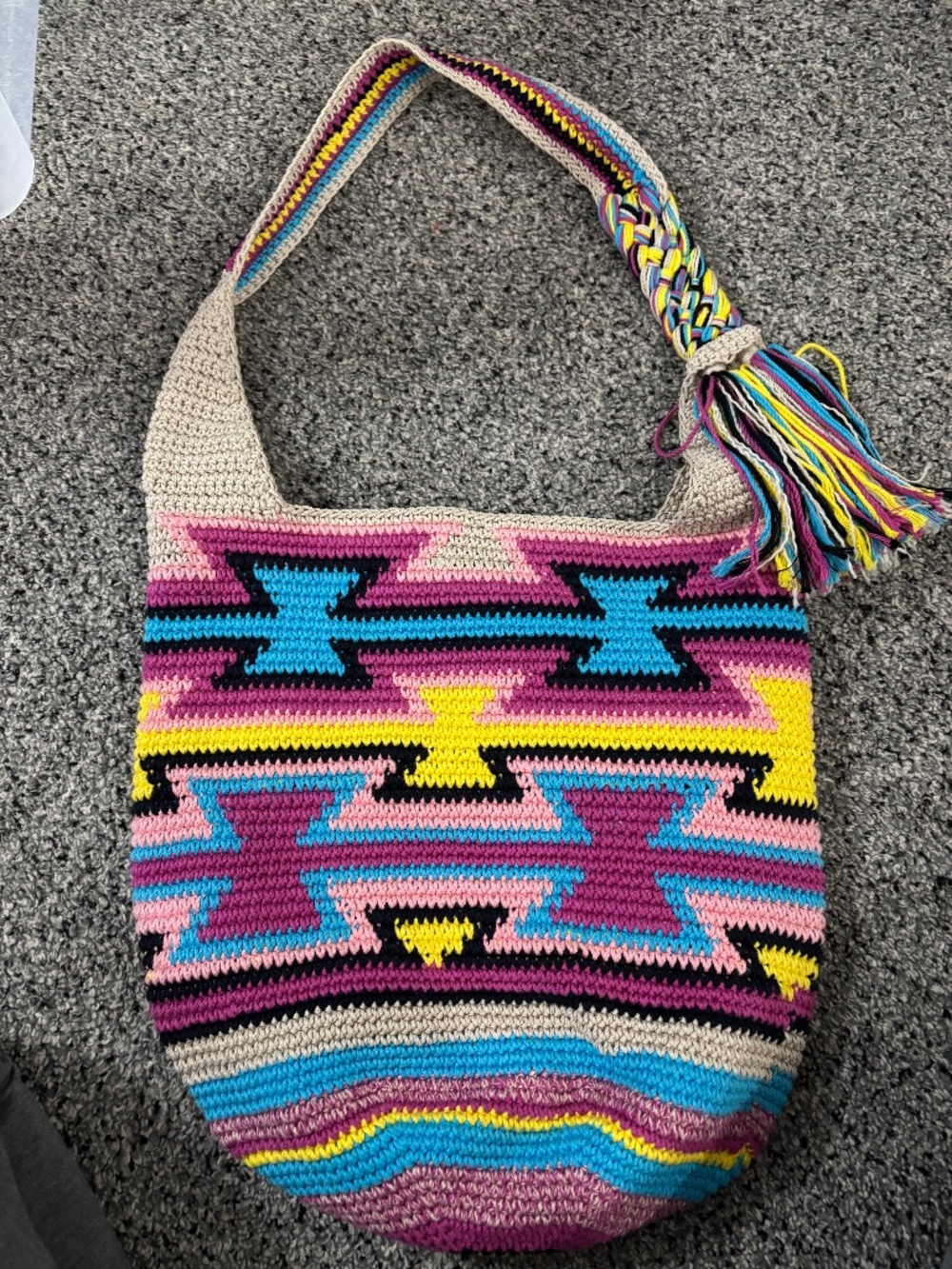 The sak knit purse